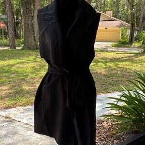 SHEIN Black Wrap